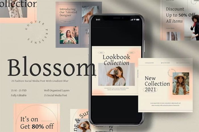 Blossom Social Media Posts