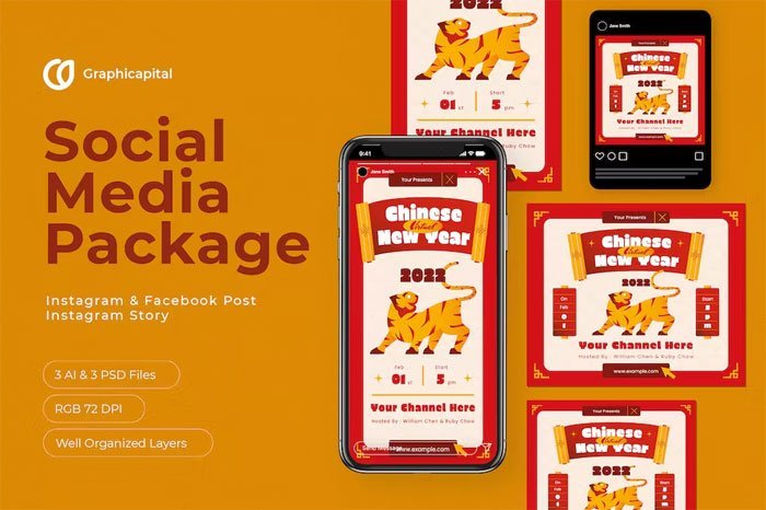 Chinese New Year Social Media