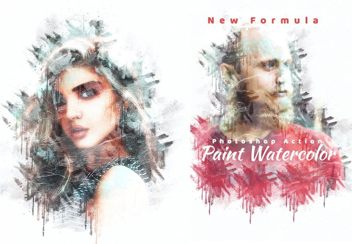 Paint Watercolor Photoshop Action