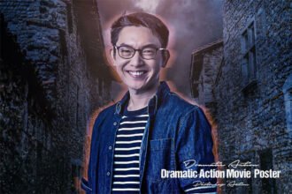 Dramatic Action Movie Poster