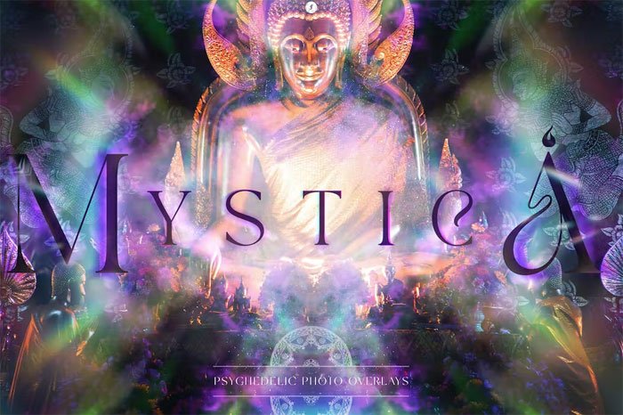 Mystica Psychedelic Photo Overlays