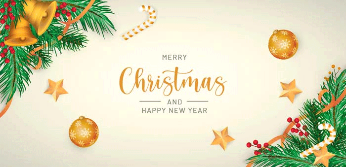 Realistic Merry Christmas Background