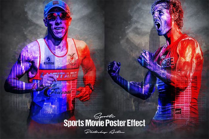 Sport Movie Poster Design Effect