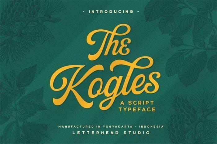 The Kogles Script Typeface
