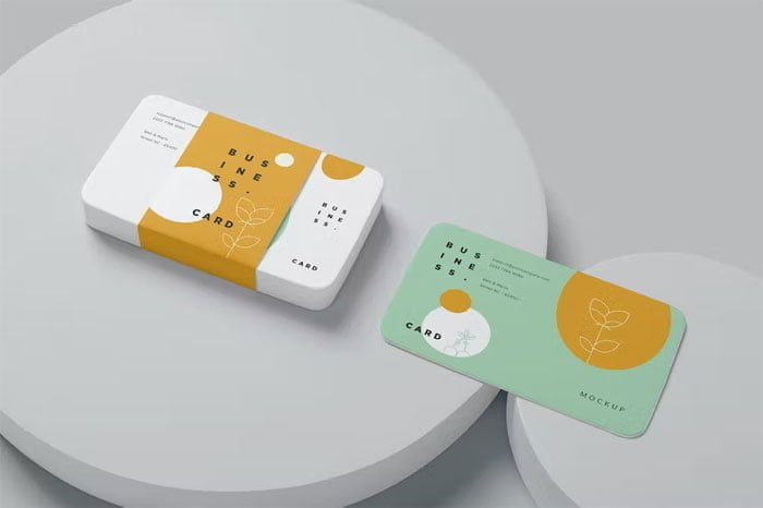 US Size Business Card Mockups