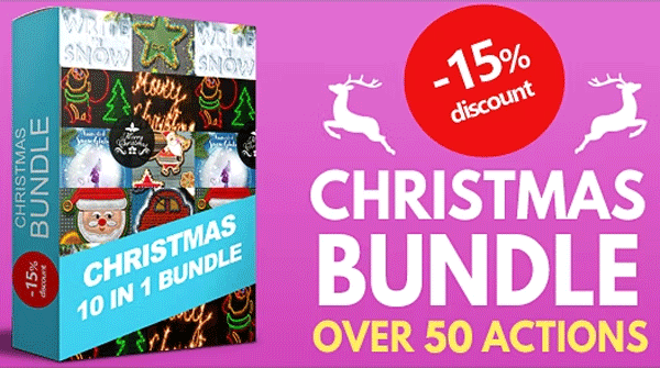 10 in 1 Christmas Actions Bundle