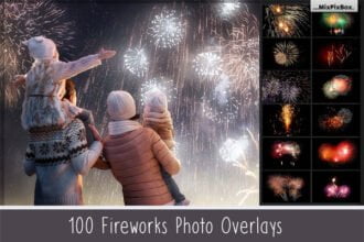100 Fireworks Overlays