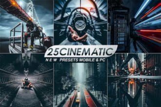 25 Cinematic Lightroom Presets