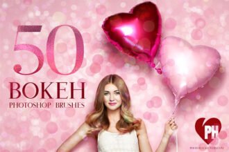50 Bokeh Photoshop Brushes