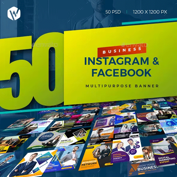 50 Instagram & Facebook Business Banners