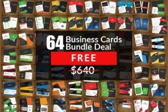 64 Business Card Templates Bundle