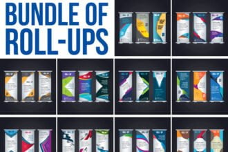 Bundle of Banners Roll-ups Vector Templates v1