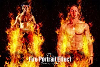 Fire Portrait Effect