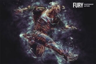 Fury Photoshop Action