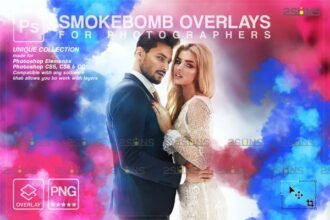 Gender Reveal Smoke Overlay
