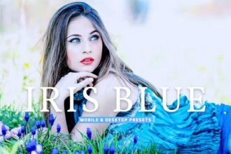 Iris Blue Lightroom Presets for Mobile and Desktop