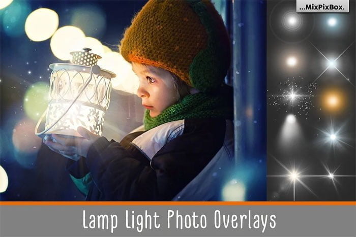 Lamp Light Photo Overlays