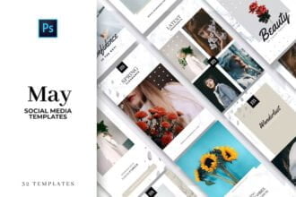 May - Social Media Template ensCollection