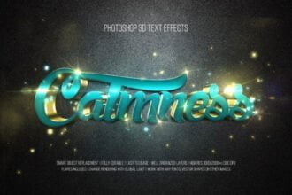 3D Text Effects (Calmness)