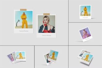 Polaroid Photo Mockup