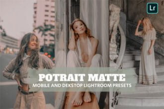 Portrait Matte Lightroom Presets for Desktop and Mobile