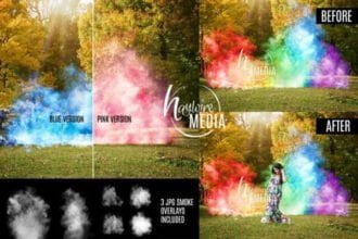 Rainbow Baby Gender Reveal Smoke JPG