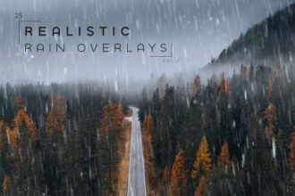 Realistic Rain Overlays Vol.2