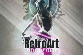 RetroArt Photoshop Action