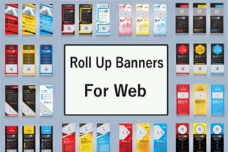 Roll Up Banners For Web And Advertisement