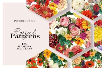 Royal Seamless Flower Patterns