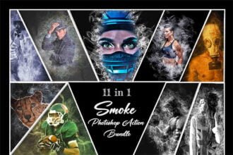 Smoke Photoshop Action Bundle