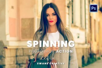 Spinning Photoshop Action