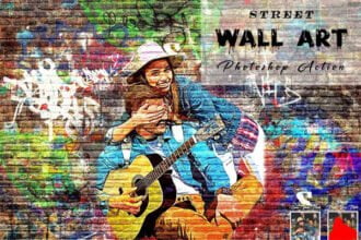Street Wall Art Photoshop Action
