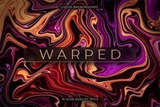 Warped Liquid Backgrounds