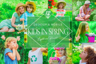 12 Kids in Spring Lightroom Presets