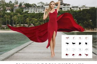 16 Flowing Dress Overlays