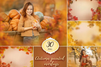 30 Autumn Painted Overlays