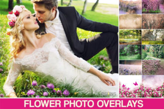 30 Flower Photoshop Overlay