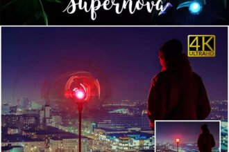 4K Supernova Photo Overlays