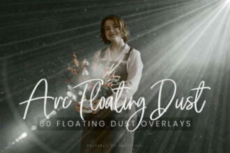 60 ARC Floating Dust Flare Effect Photo Overlays