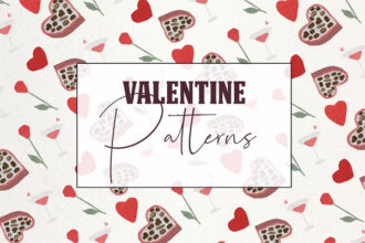 Beautiful Romantic Seamless Valentines Day Pattern
