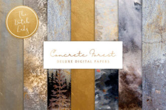 Digital Backgrounds Concrete Forest