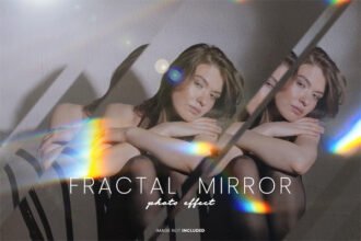 Fractal Mirror Burn Photo Effect