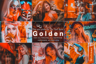 Golden Portrait (Actions and Presets)