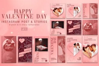 Happy Valentine Day Instagram Post