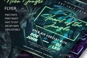 Neon Jungle Flyer