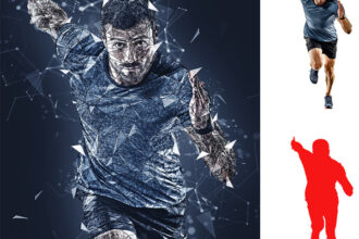 Polygonal Photoshop Action