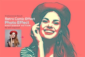 Retro Comic Effect Photoshop Action