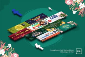 Spring Season Sale Facebook Cover
