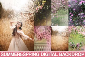 Summer Backdrop Photoshop Overlay